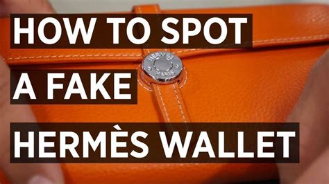 fake hermes wallet spot|how to detect a Hermes wallet.